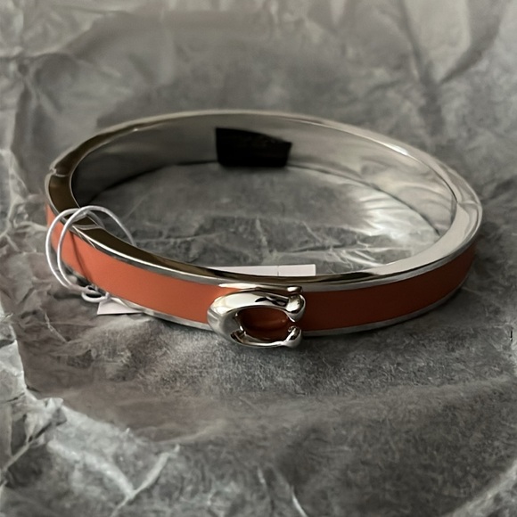 Coach Signature Push Hinged Bangle - Picture 3 of 7